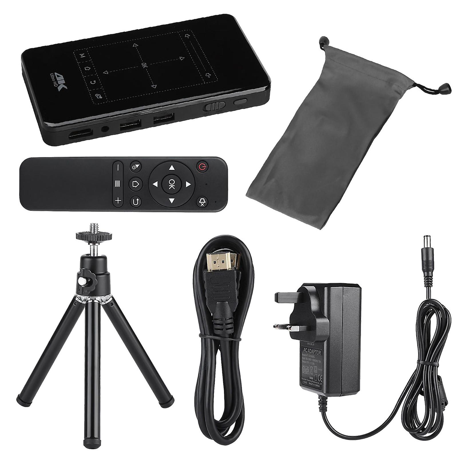 Portable Mini DLP Projector – HDMI & USB Connectivity for Home Theater (UK)