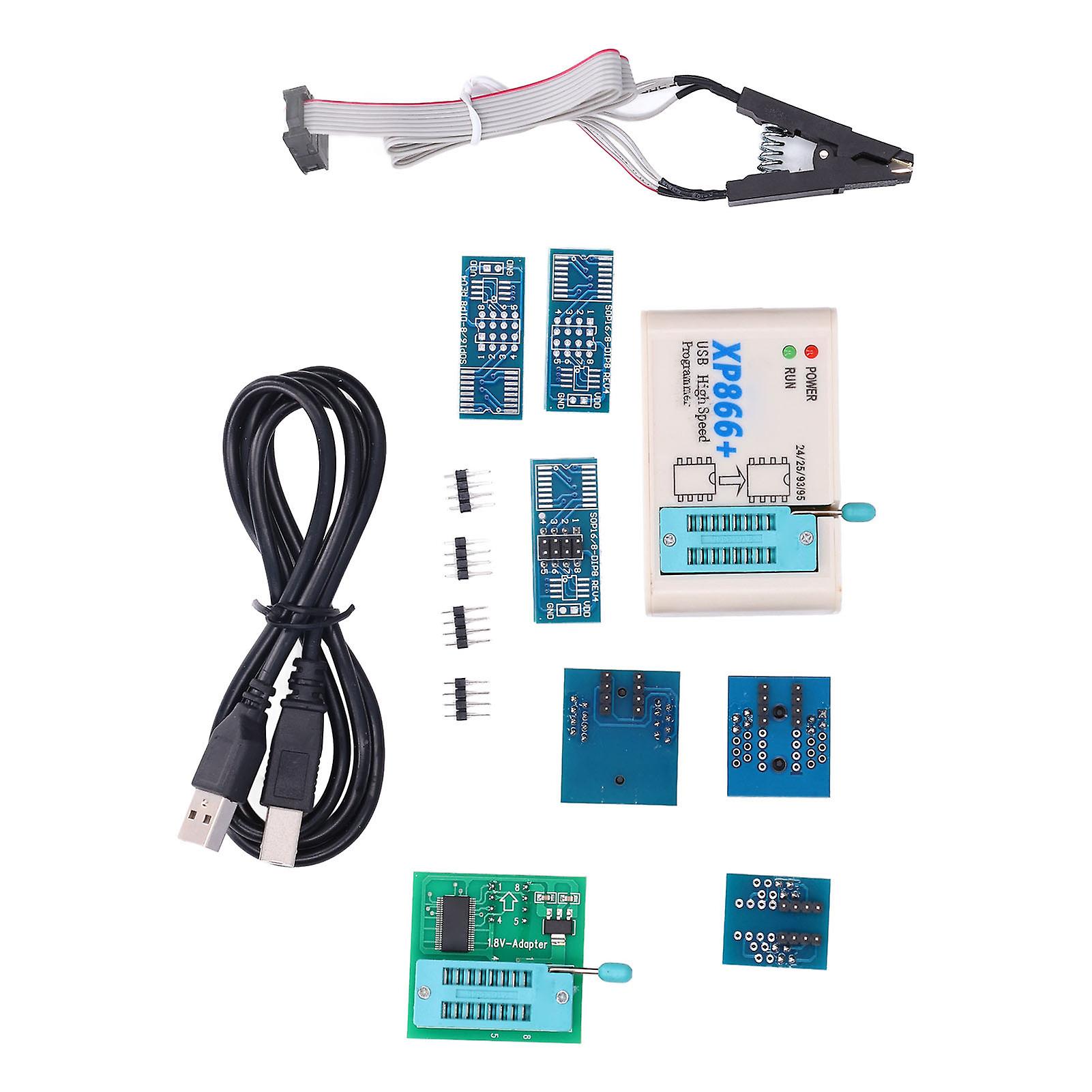 XP866 High Speed SPI FLASH Programmer BIOS Chip USB Programming Kit for 24 25 93 EEPROM
