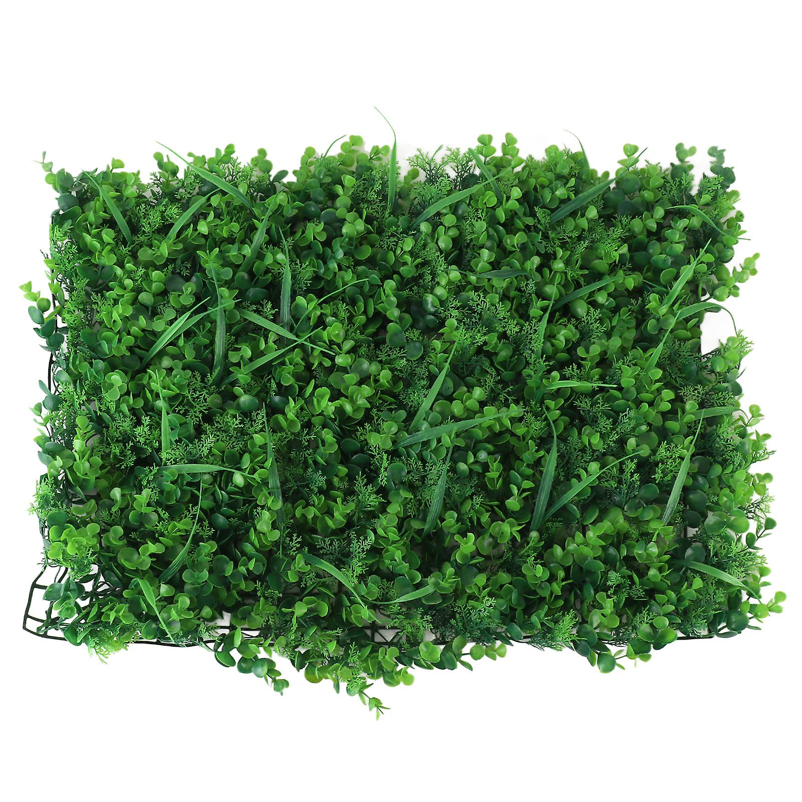 Artificial Plants Grass Wall Panel Grass Backdrop Greenery Wall for Indoor Outdoor Wall Decor Type 4 