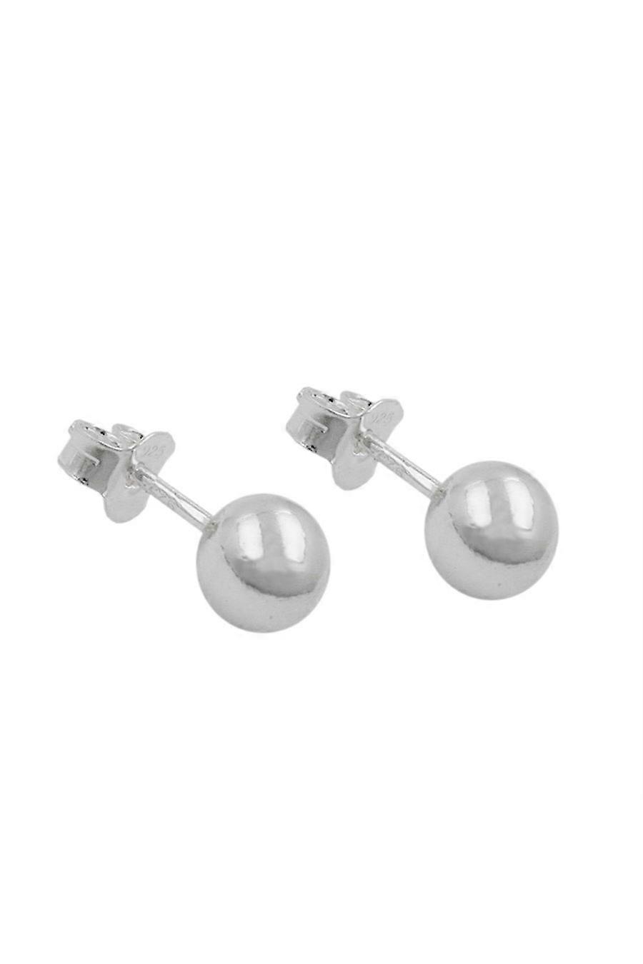 Stud Earrings Balls 6mm Silver 925 - Gl90526