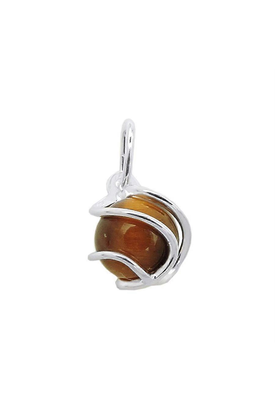 Pendant Wrapped Tigereye Bead Silver 925 - Gl93852