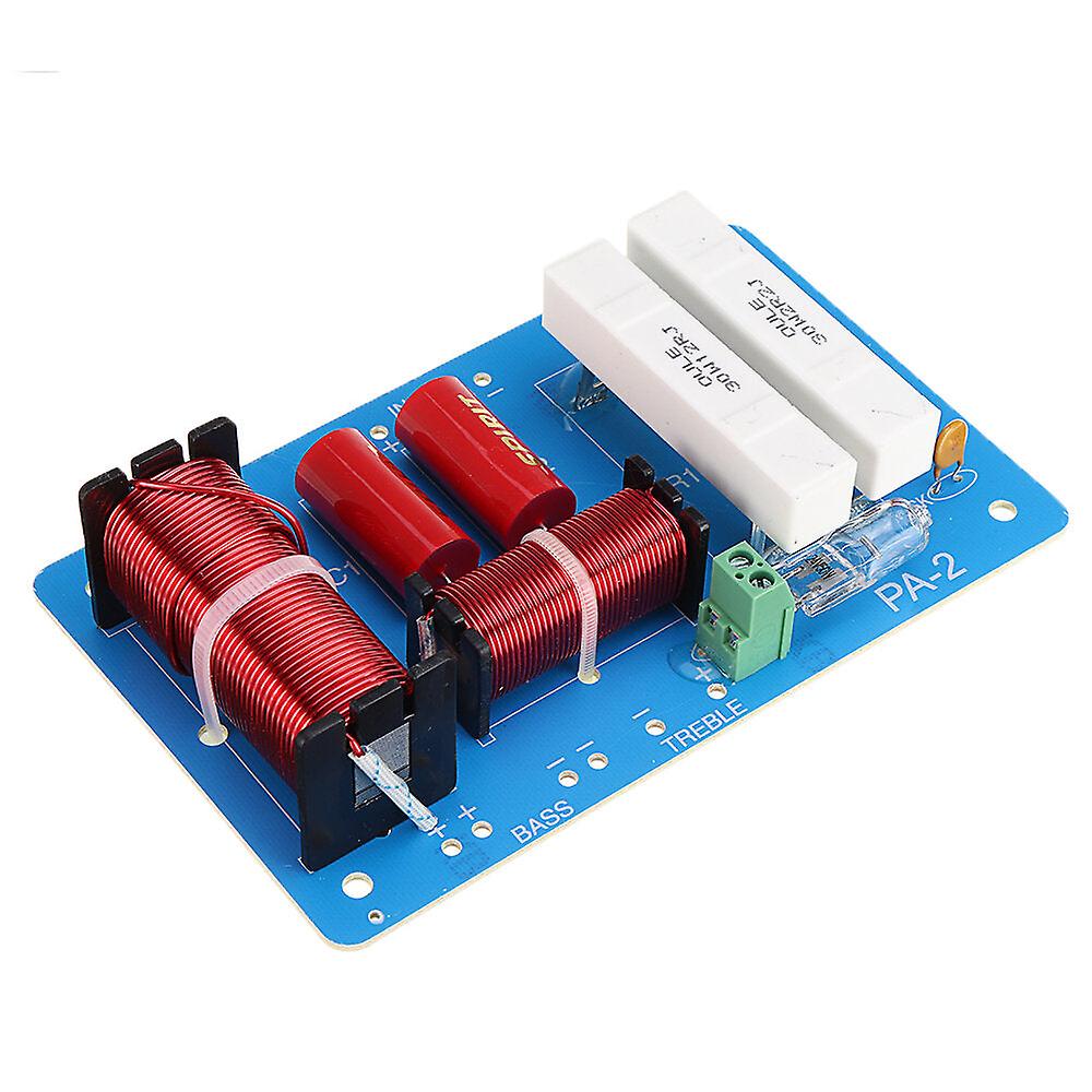 2 Way 500w High-low Audio Stereo Speaker Frequency Divider Tweeter Bass Crossover Filters 2200hz