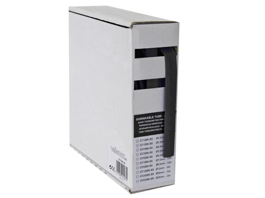Shrink Tube 2:1 - 20,0Mm - Black - 5M - Box