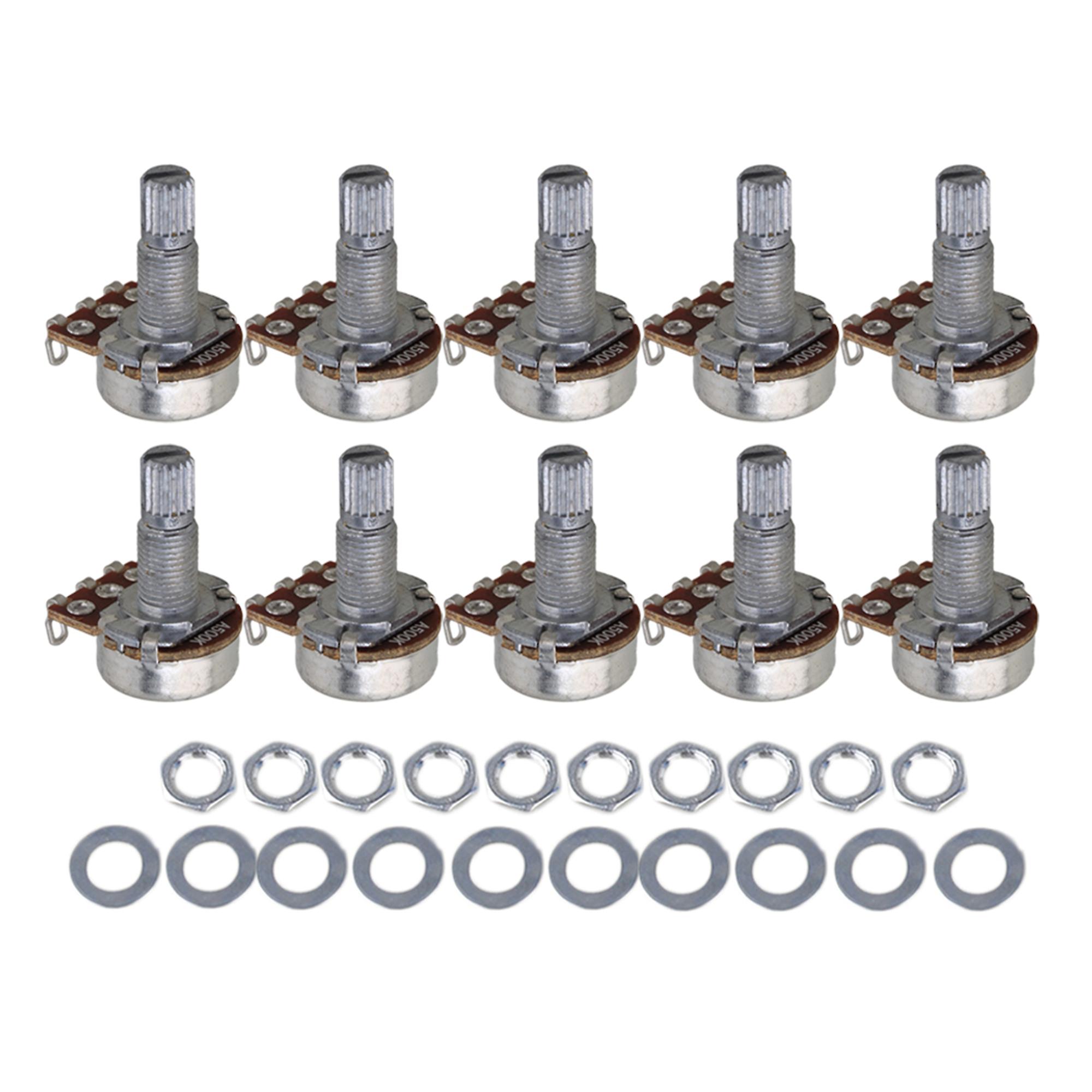 10 * 16KNP A500K L18MM POTS Guitar Potentiometer 0.71Inch