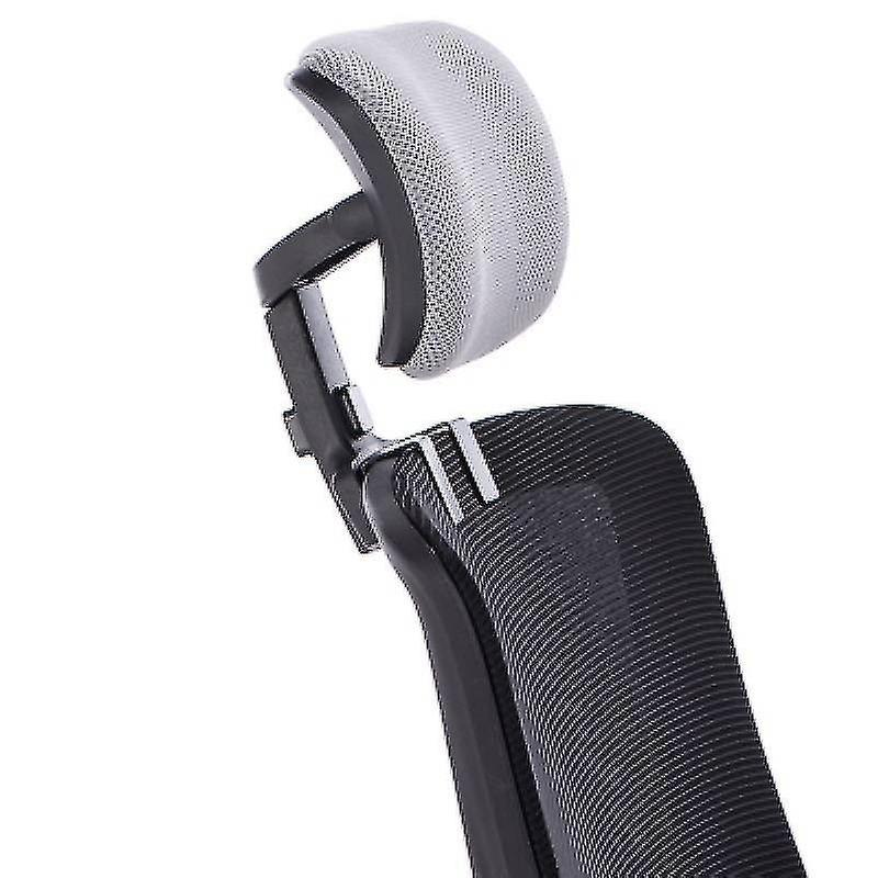 Office Chair Headrest Attachment Universal Head Support Cushion Upholstered Adjustable Height Angle