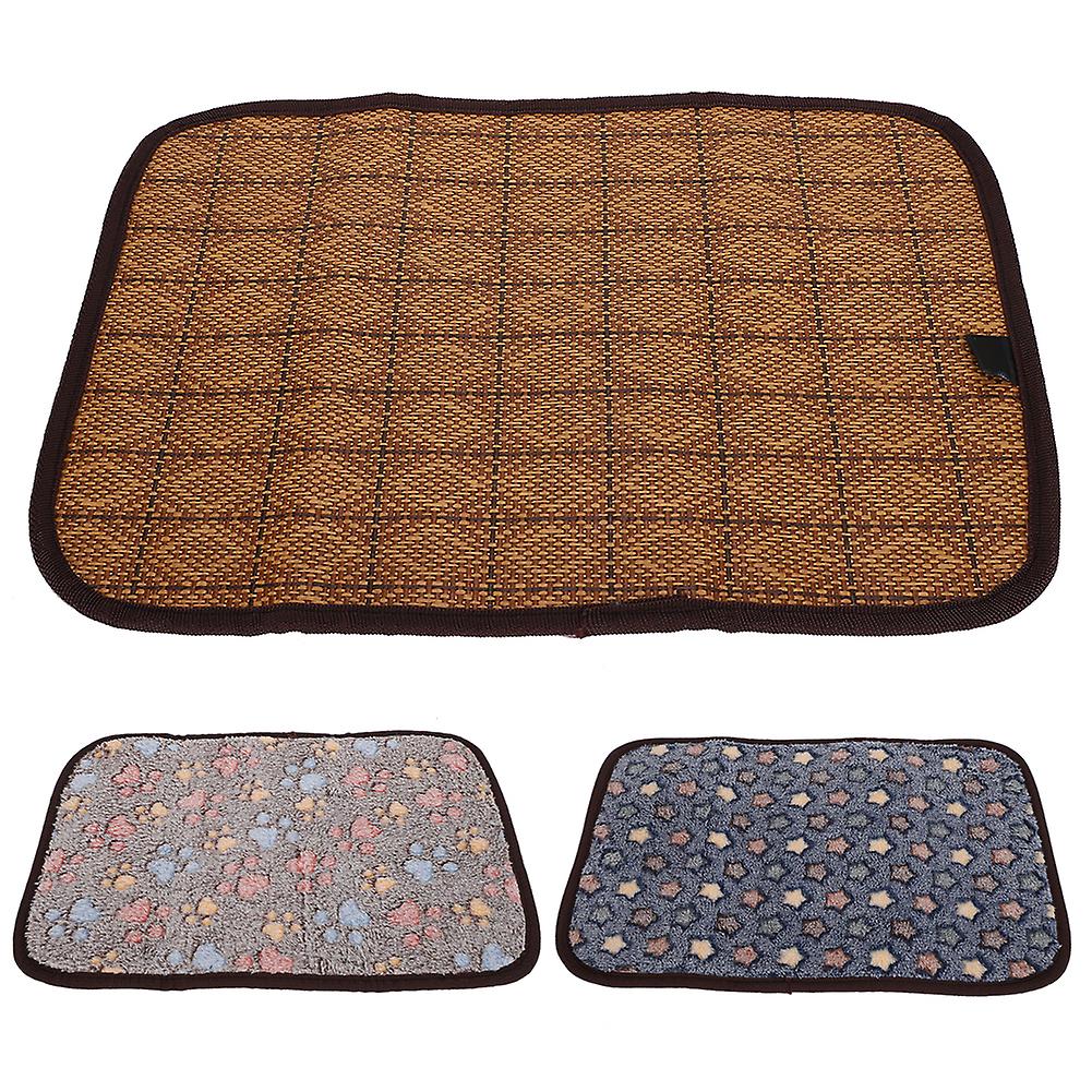 Summer Dog Mat Double-Sided Cooling Cushion for Pets, Soft Breathable Cat Sleeping Bed, Large Size, Comfortable Material