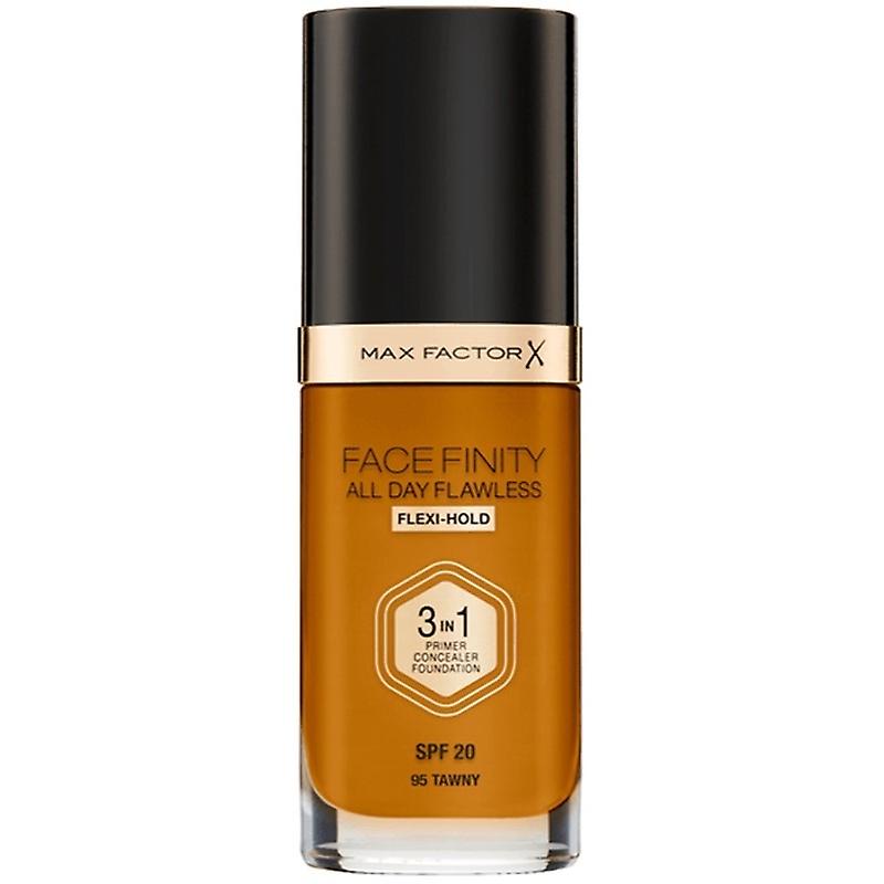 Max Factor Facefinity 3 Vuonna 1 Säätiö 95 Tawny