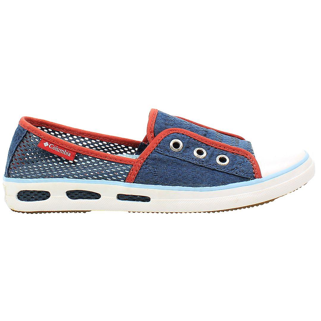Columbia Vulc'n'Vent Bombie Slip-On Blue Synthetic Womens Plimsolls BL2695_554