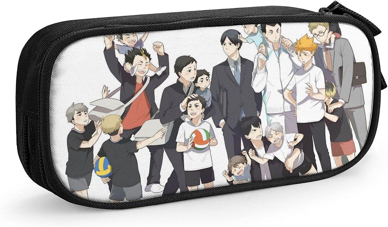TI191 Haikyuu Anime Μολύβι Pencase Pencase κουτί για παιδιά Έφηβοι Χαρακτήρας κινουμένων σχεδίων Μεγάλης χωρητικότητας φορητό Unisex Σχολείο Γραφείο Κολλέγιο Ενήλικες Καθημερινά Stor