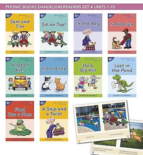 Phonic Books Dandelion Readers Set 4 Units 110 by Phonic Books Paperback Book