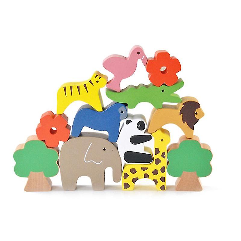 1set Wooden Stacking Blocks
