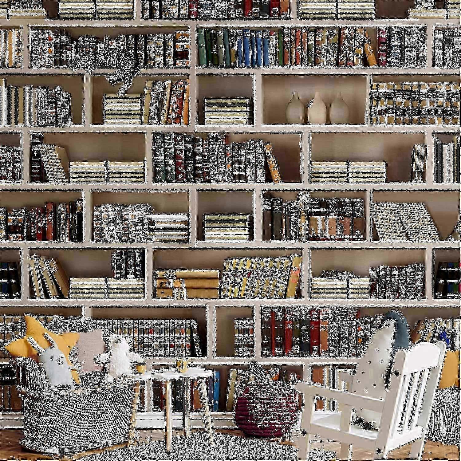 Self-adhesive Wall Mural - Home library