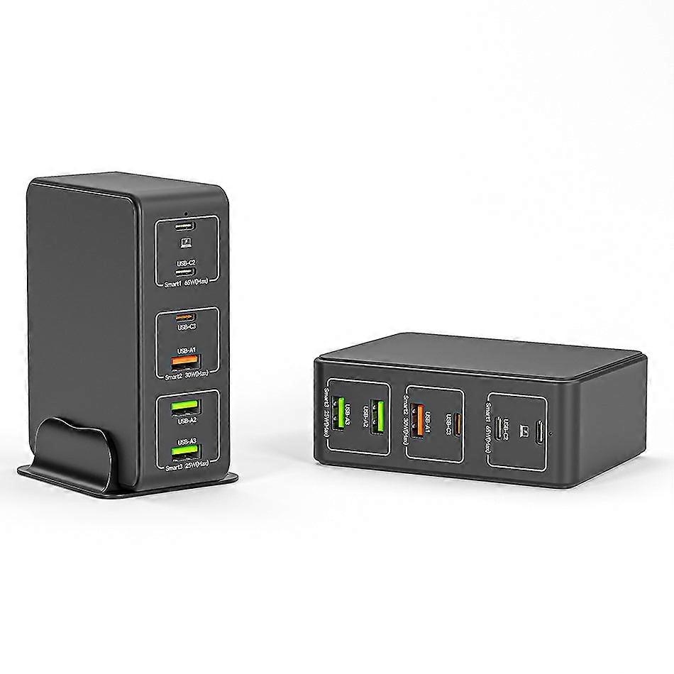 120W 6-port Usb Pd Charger, Fast Charging Station For Iphone, Huawei, Samsung, Xiaomi