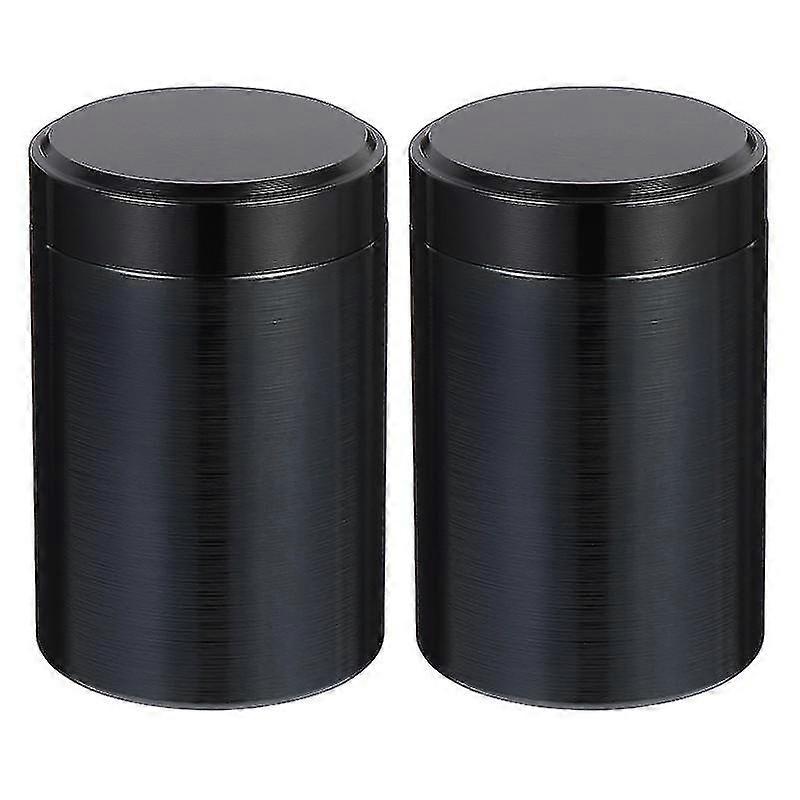 2pcs Food Containers,  Portable Sealed Tea Cans