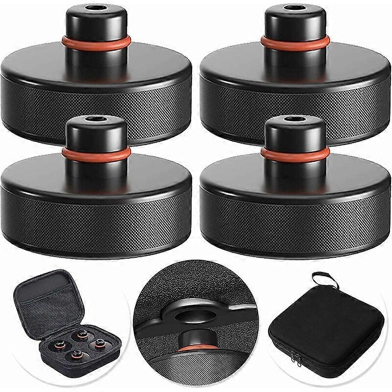 Jack Pad Set Compatible with Tesla Model 3 / S / X / Y, 4 Rubber Jack with Storage Case, Accessories for Tesla Vehicles