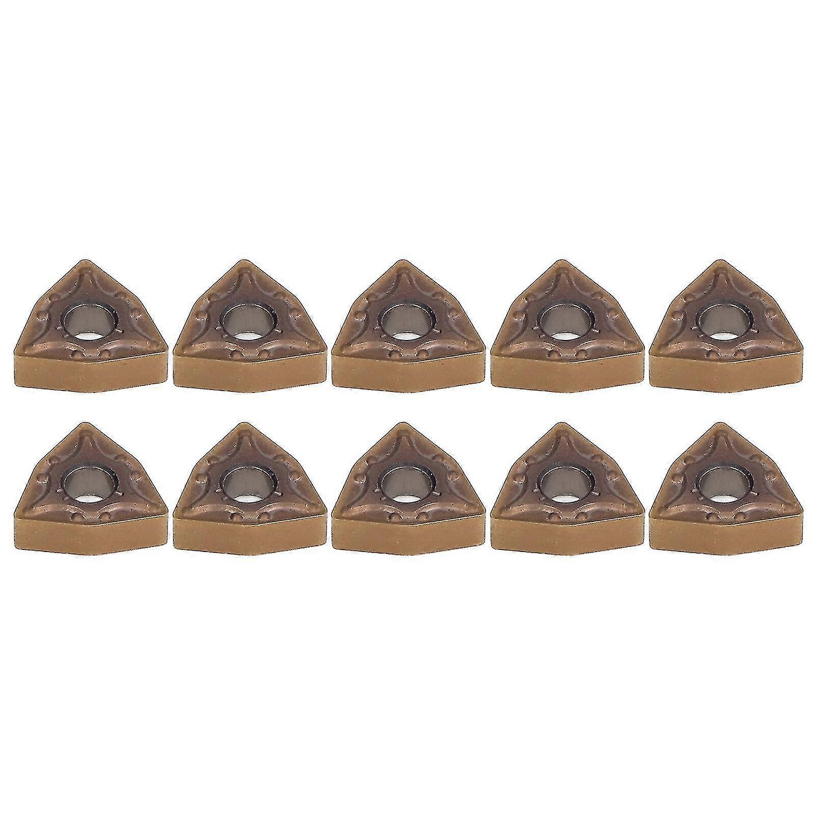 10Pcs turning insert blade cemented carbide lathe inserts tip for rough machining stainless steel