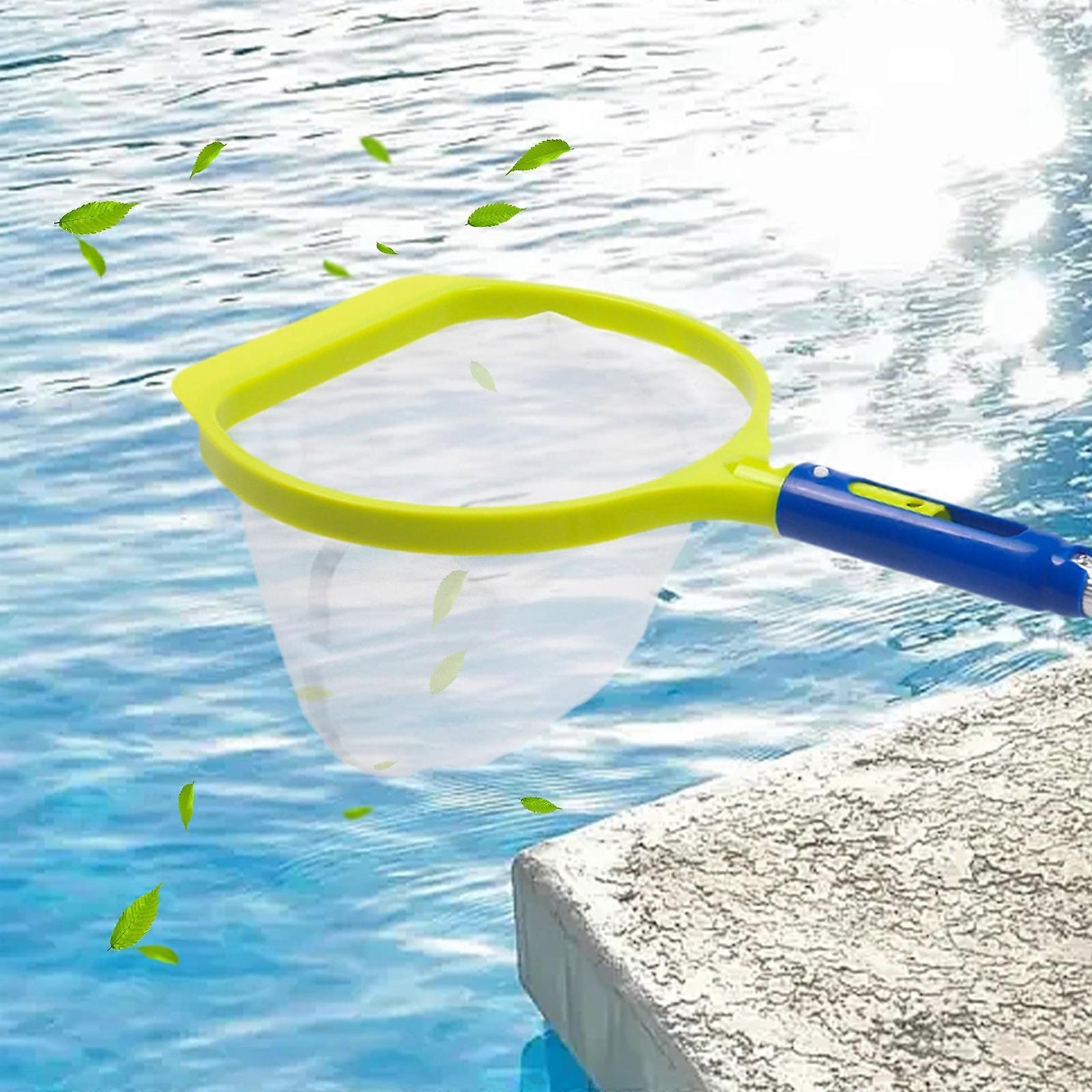 Canne à pêche circulaire en plastique jaune dans la piscine