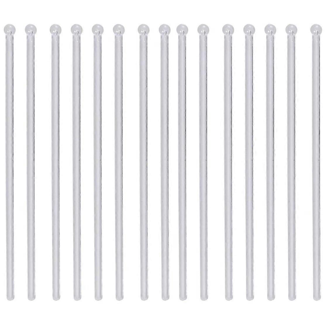 100 rørepinner i plast, cocktailblender, for blanding og blanding av juicedrikker