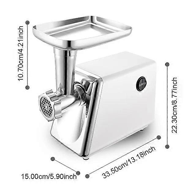 Electric Meat Grinder And Sausage Stuffer - Heavy Duty For Home Kitchen & Commercial Use