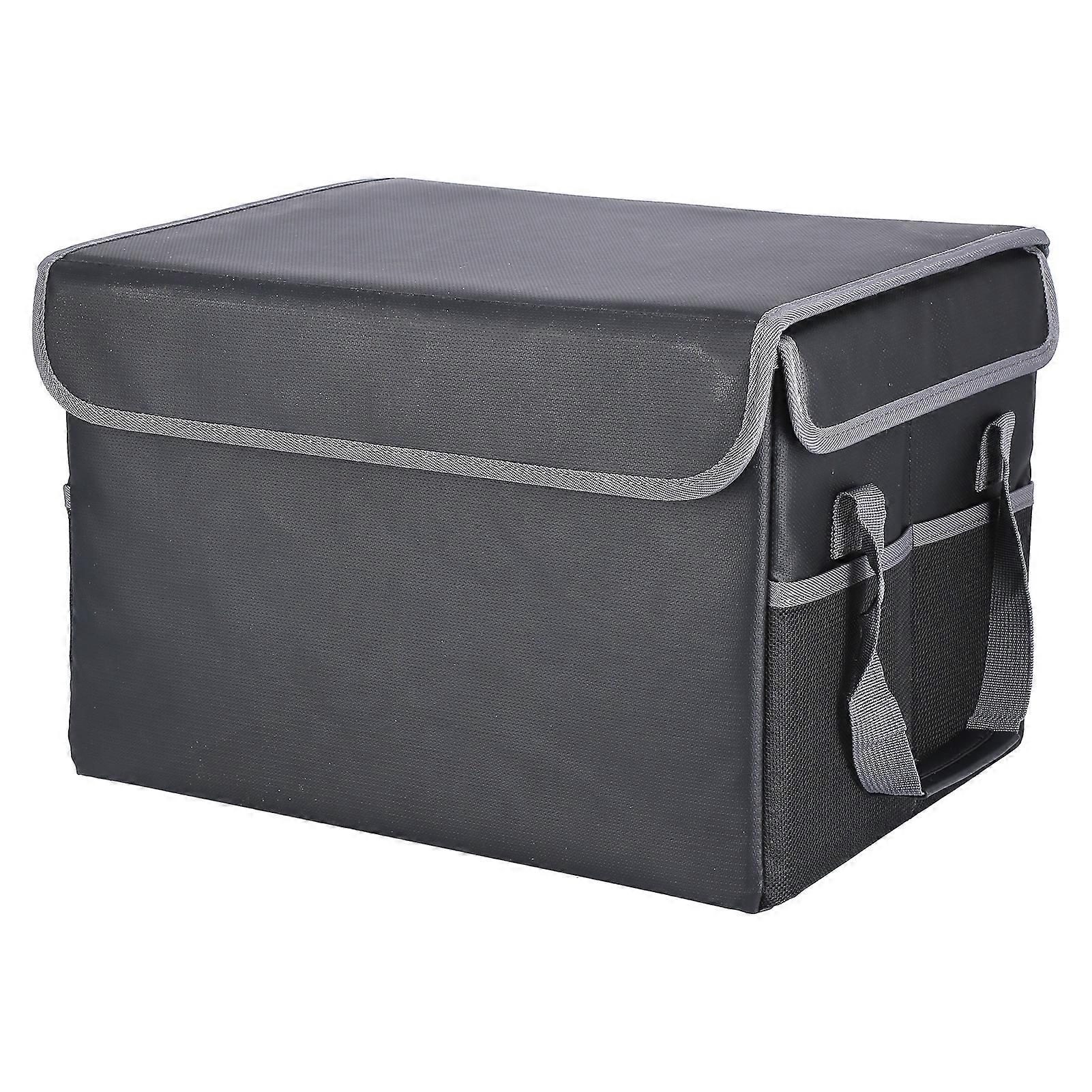 File Organizer Fireproof Waterproof Anti Static Foldable File Cabinet with Handle for Home School Office