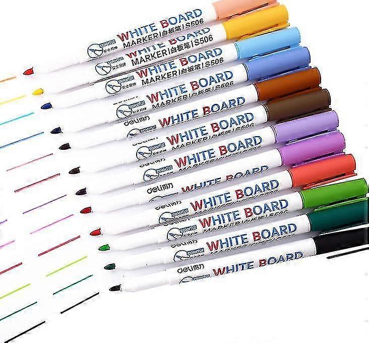 whiteboard dry markers pens 12-count