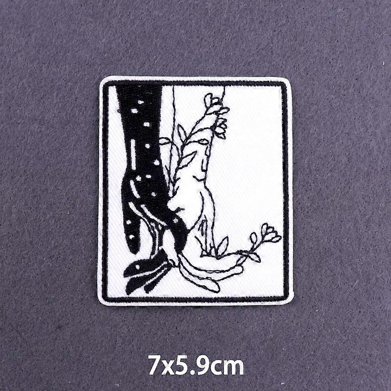 Punk Magic Ball Patch Iron On Embroidered Patches For Clothing Thermoadhesive Patches On Clothes Hippie Rock Biker Patch Sewing