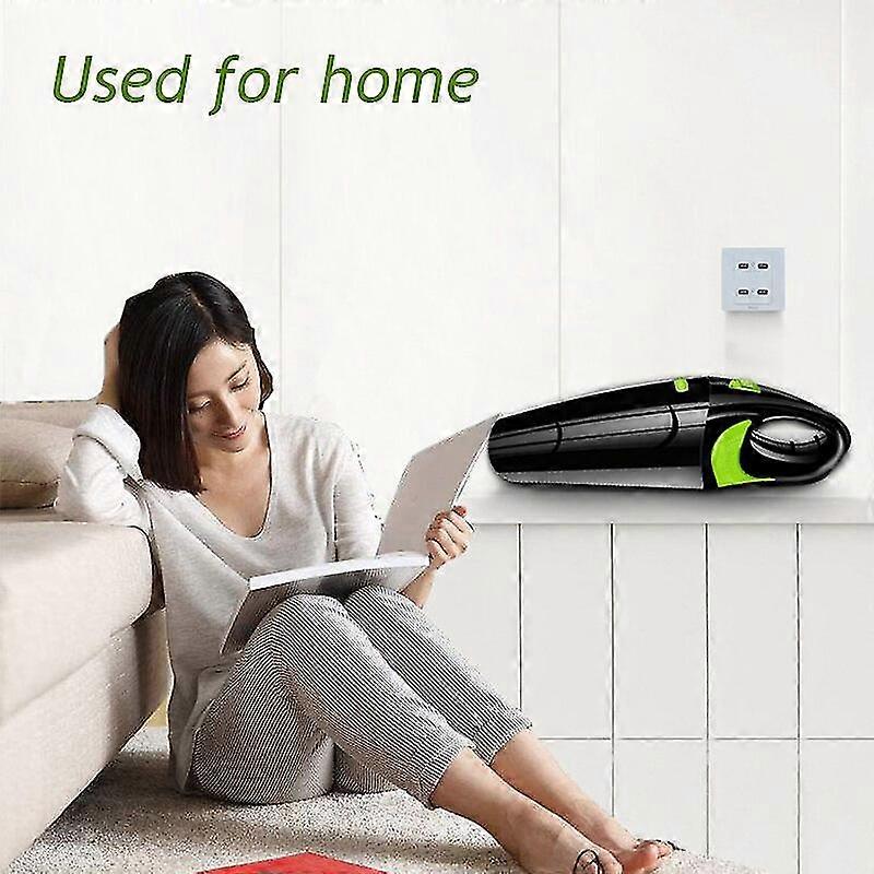 120w Aspirateur sans fil Forte puissance Voiture Aspirateur humide et sec Auto Aspirateur portable Double usage pour voiture Home Pet