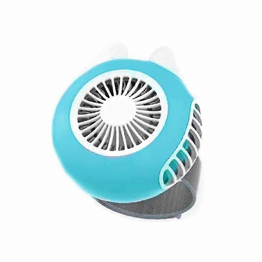 Portable Mini Turbo Usb Fan Handheld Dial Wear Desk Table Electric Clip Fan