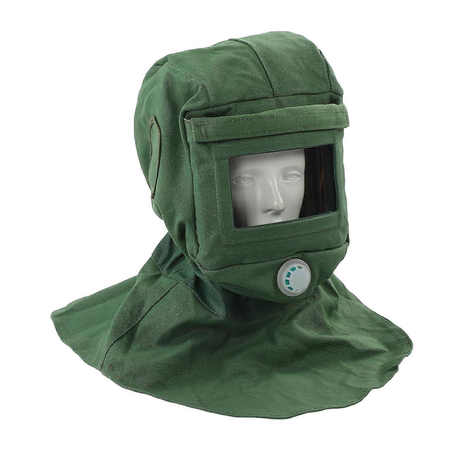 Sandstrahlabdeckung - Dickes gebogenes Glas - Klare Sicht - Staub- und sandbestndig - Elastisches Design - Reifest - Wird zum Polieren und Lackiere...