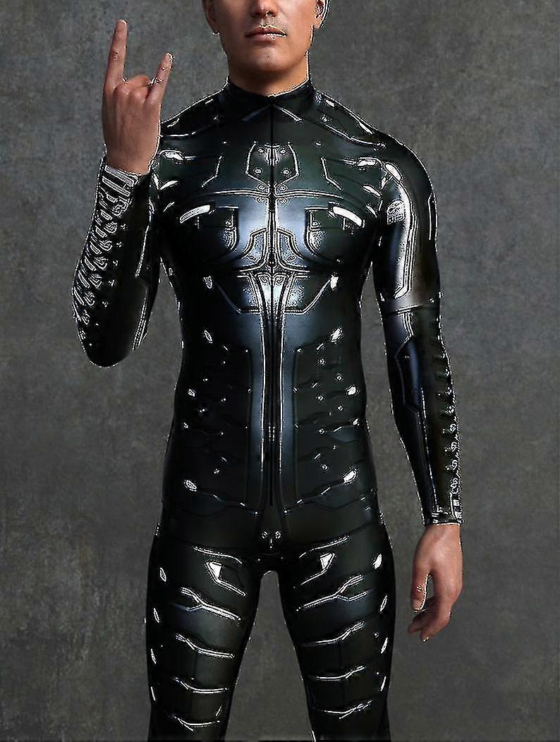 Robot Kostüm Erkekler, Uzaylı Kostüm Erkekler, Erkekler İçin Festival Kostümleri, Rave Kostüm Erkekler, Festival Bodysuit Erkekler, Rave Bodysuit Erkekler, Çift Kostümleri