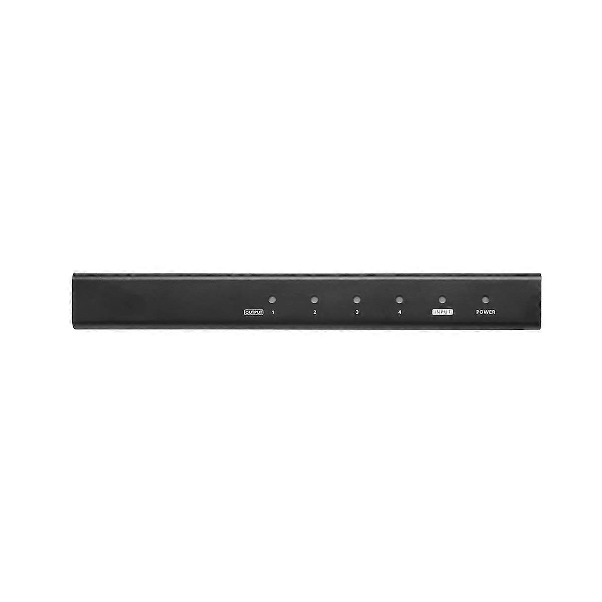 4-Port True 4K HDMI Splitter Black