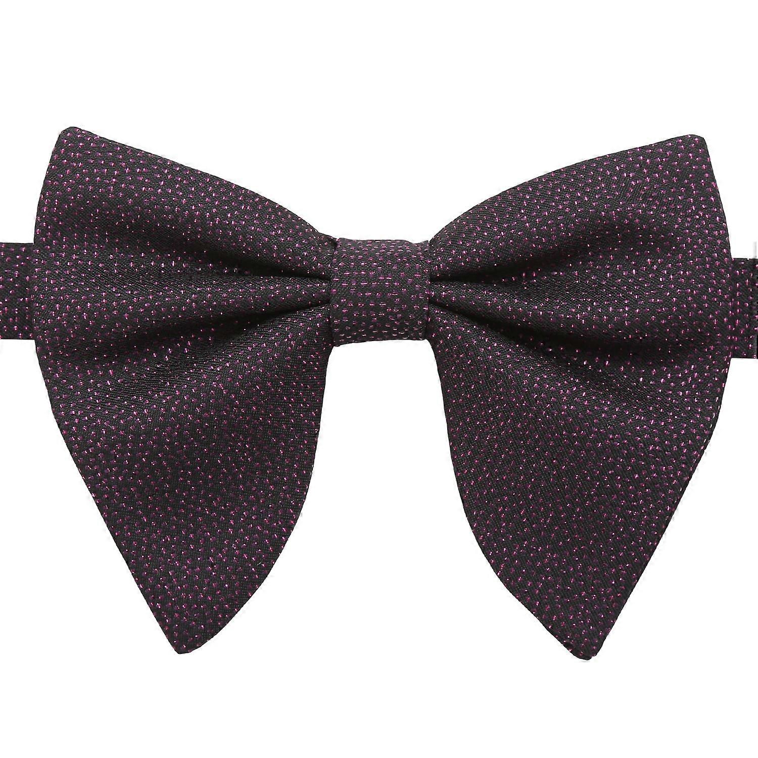 Purple Metallic Pre-Tied Bow Tie