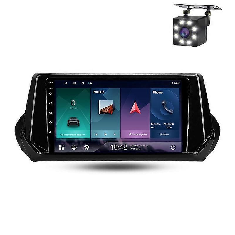 For Peugeot 2008 II 2 2019 - 2021 Car Multimedia Radio Wireless Carplay Navigation Android Auto