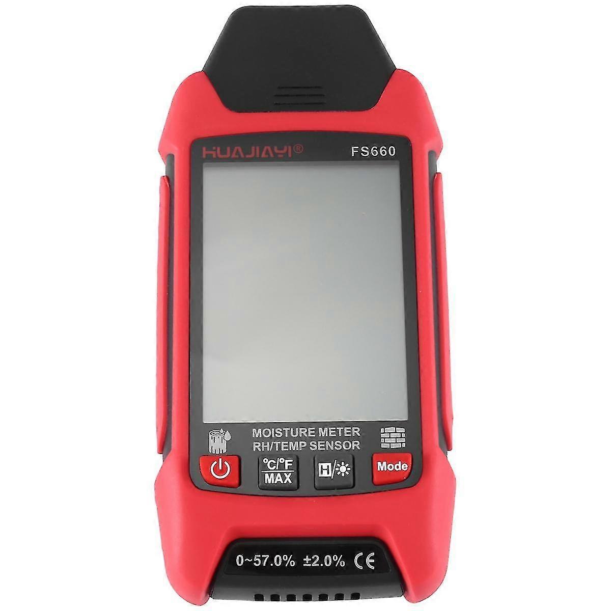 FS660 Digital Wood Moisture Meter, LCD Display Wood Humidity Tester ,Hygrometer Timber Damp Detect