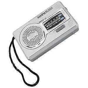 Portable Radio Small Mini Emergency Weather Radio AM FM Transistor Radio With