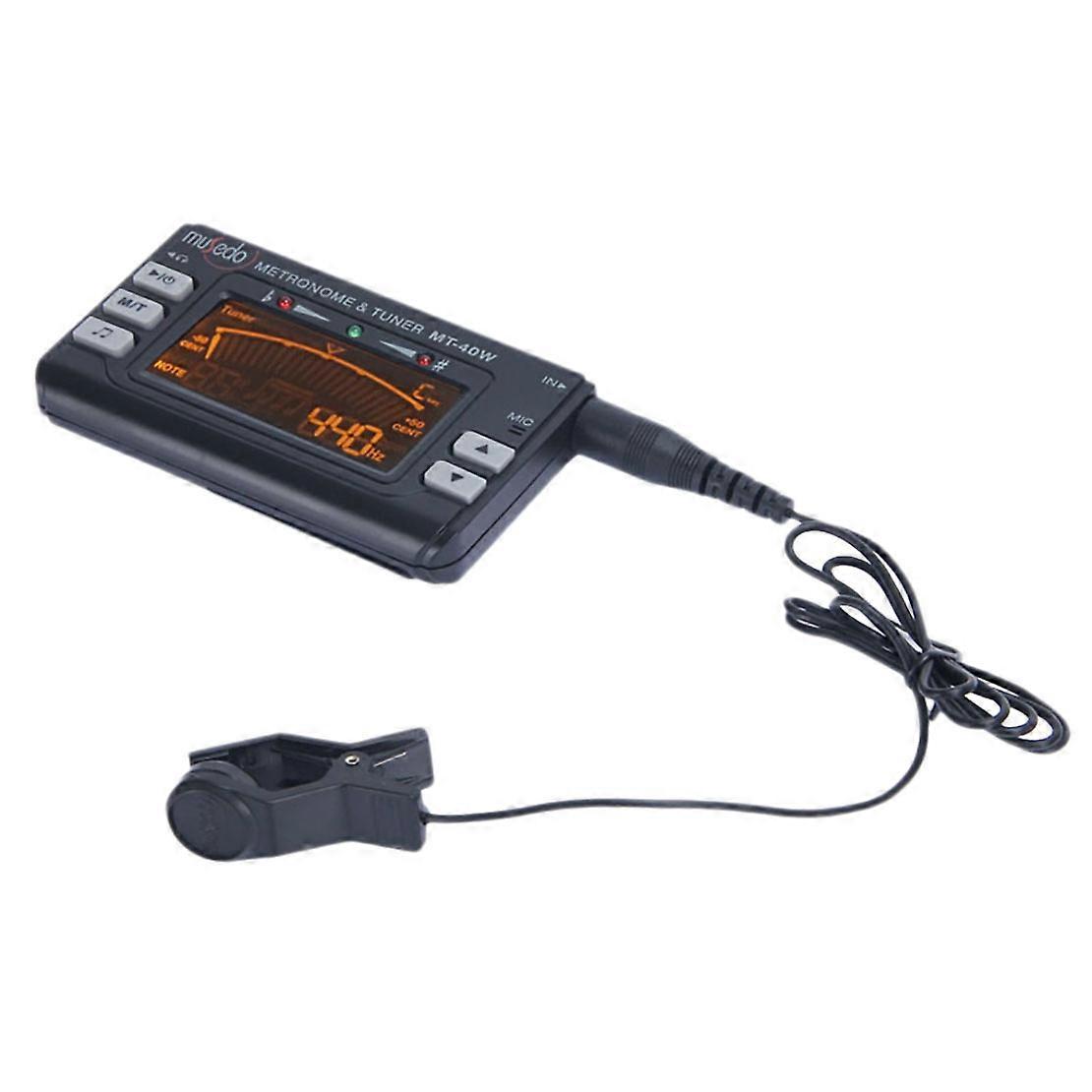 Accordeur/métronome électronique numérique 3 en 1 pour clarinette et saxophone MT-40W