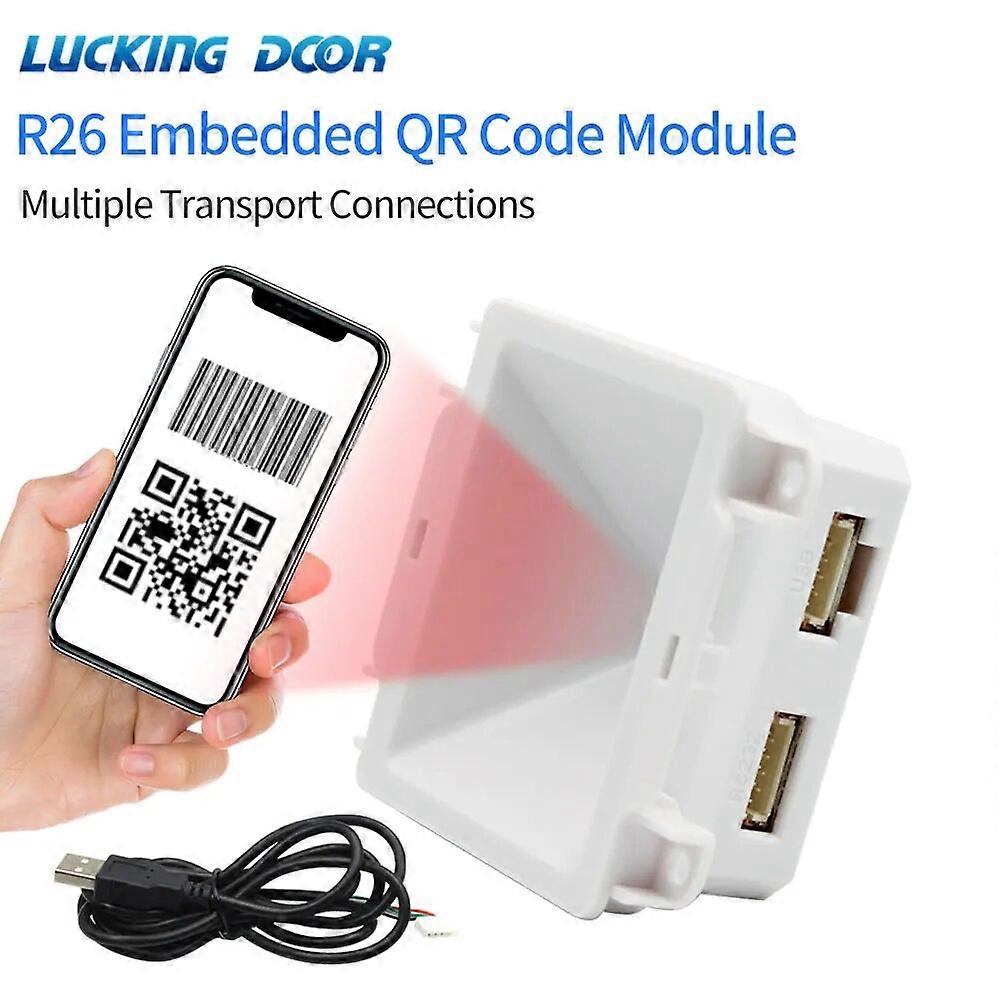 1D 2D Barcode Scanner Bar QR Code Reader USB-Buchse für Zugangskontrollsystem Parksystem Supermarkt