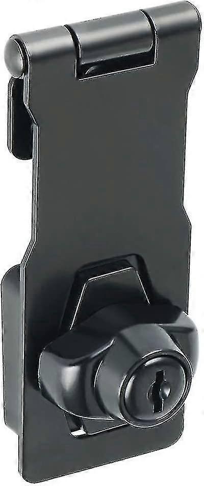 Door Lock Hasp With 2 Keys, Garden Gate Lock Shed Lock Security Hasp And Staple For Wooden Gates