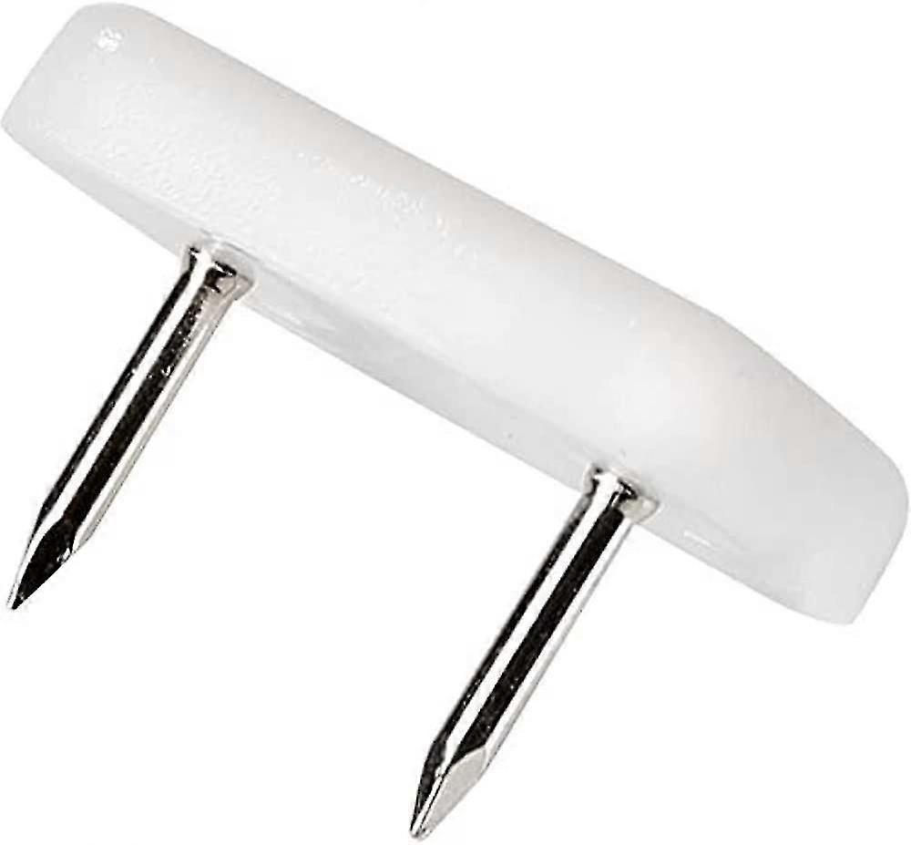 32 πλαστικά ανεμόπτερα PCS με τα πόδια νυχιών/άσπρα/ορθογώνια/πλαστικά καρφιά ανεμόπτερα για τα έπιπλα, καλύτερη ποιότητα από