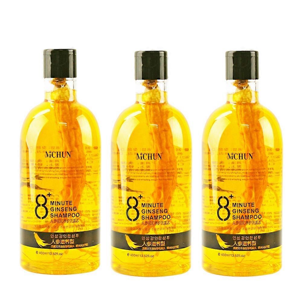 3x Shampooing Nourrissant Racine de Ginseng à l’intérieur de Tiande 400ml