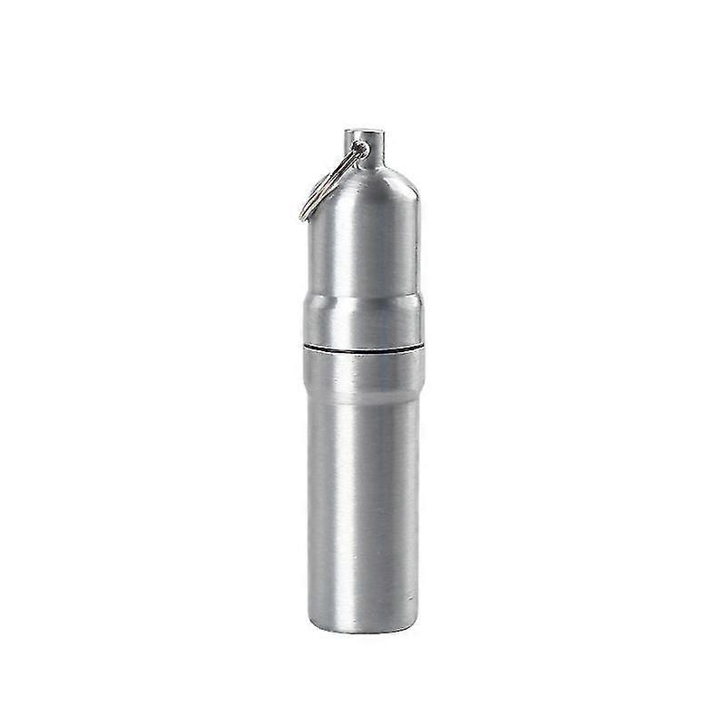 Portable Waterproof Cigarette Case,cigarette Case With Key Ring, White