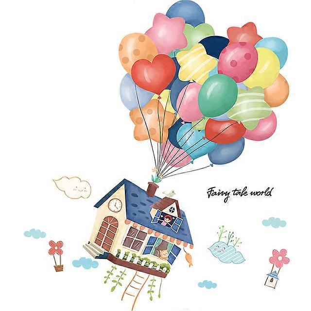 2pcs Colorful Balloons Wall Stickers