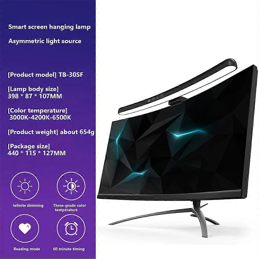 Curved Screen Bar Monitor Light With RGB Backlight Screen Hanging Lamp