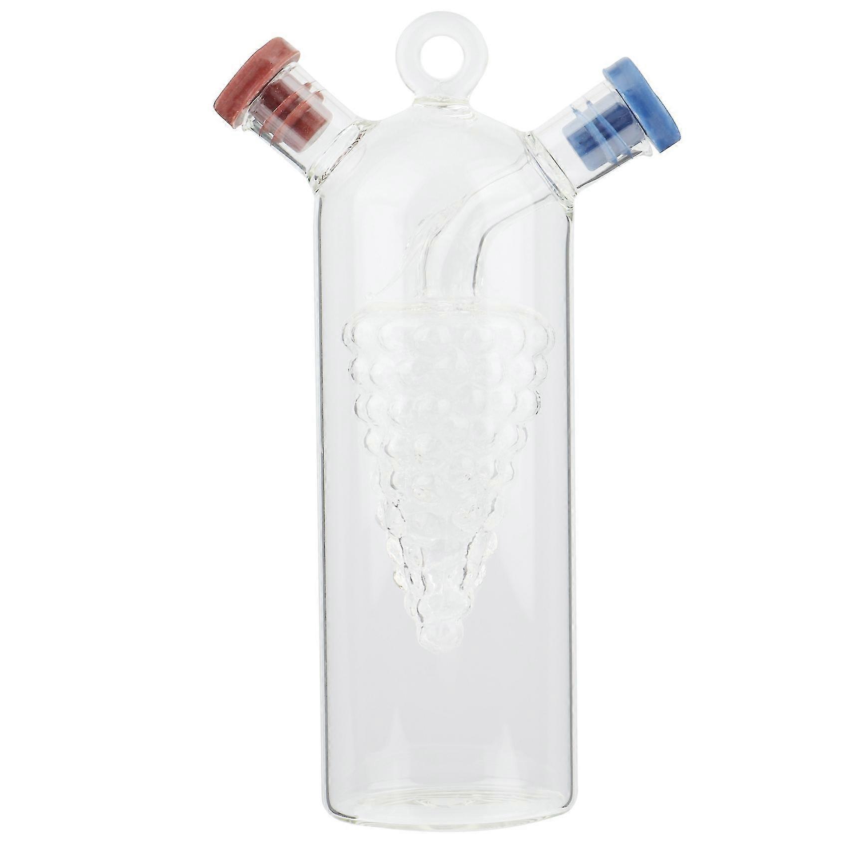 Two-in-one Soy Sauce Vinegar Glass Bottle Kitchen Storage Bottle Jar