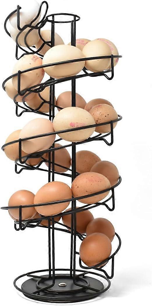 Egg storage for 36+ eggs Non-slip egg rack Spiral egg basket Egg storage/Mu