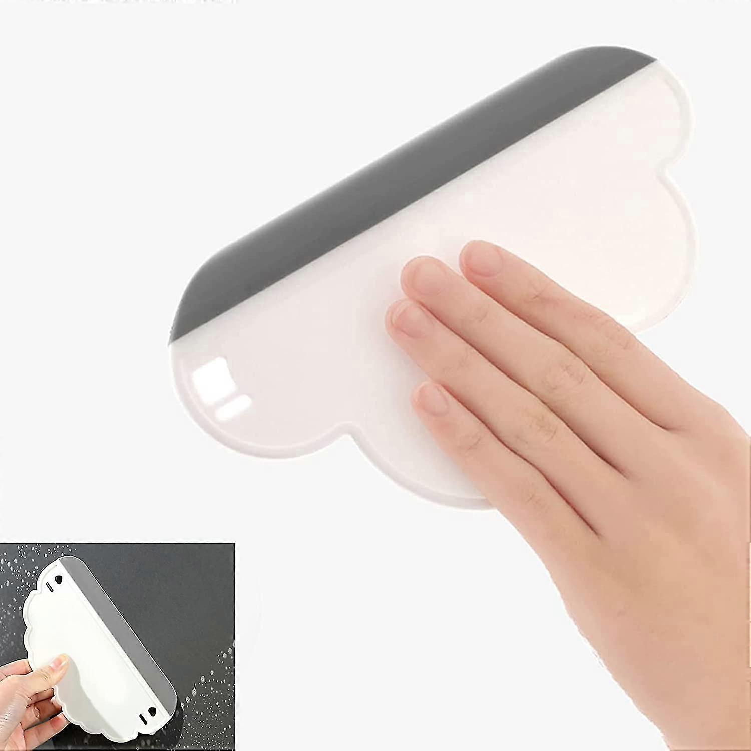 Shower Squeegee, Multi-function Cloud Shaped Silicone Squeegee, Bathroom Squeegee, Window Cleaner Squeegee