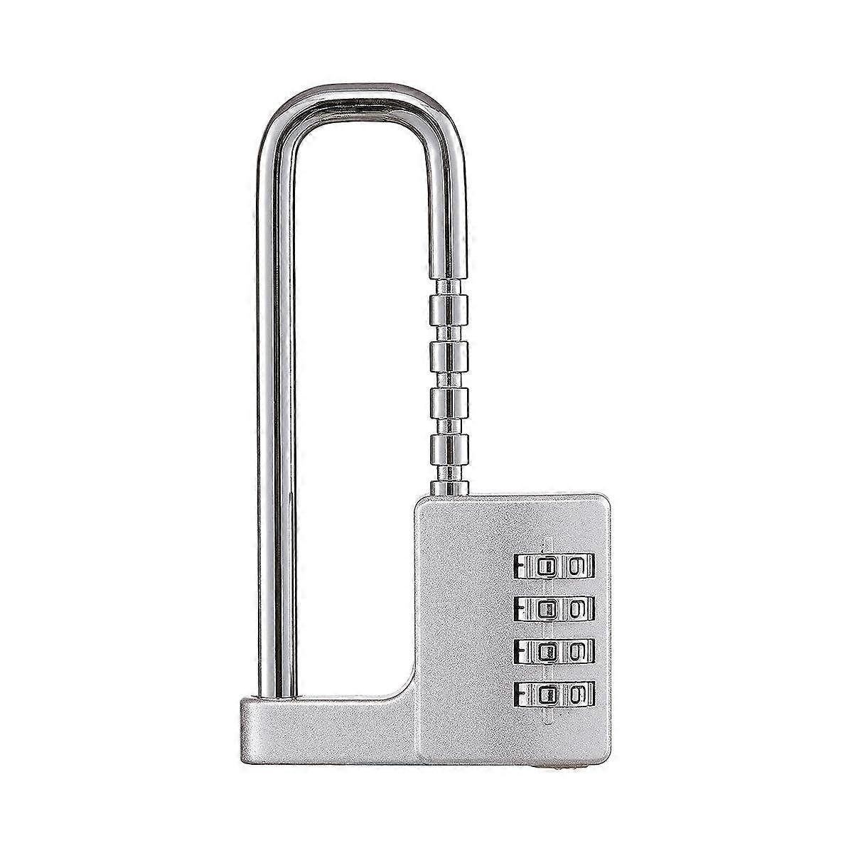 Cabinet Lock,Combination Padlock,Stainless Steel Gym Locker Lock Code Long Adjustable Shackle Lock