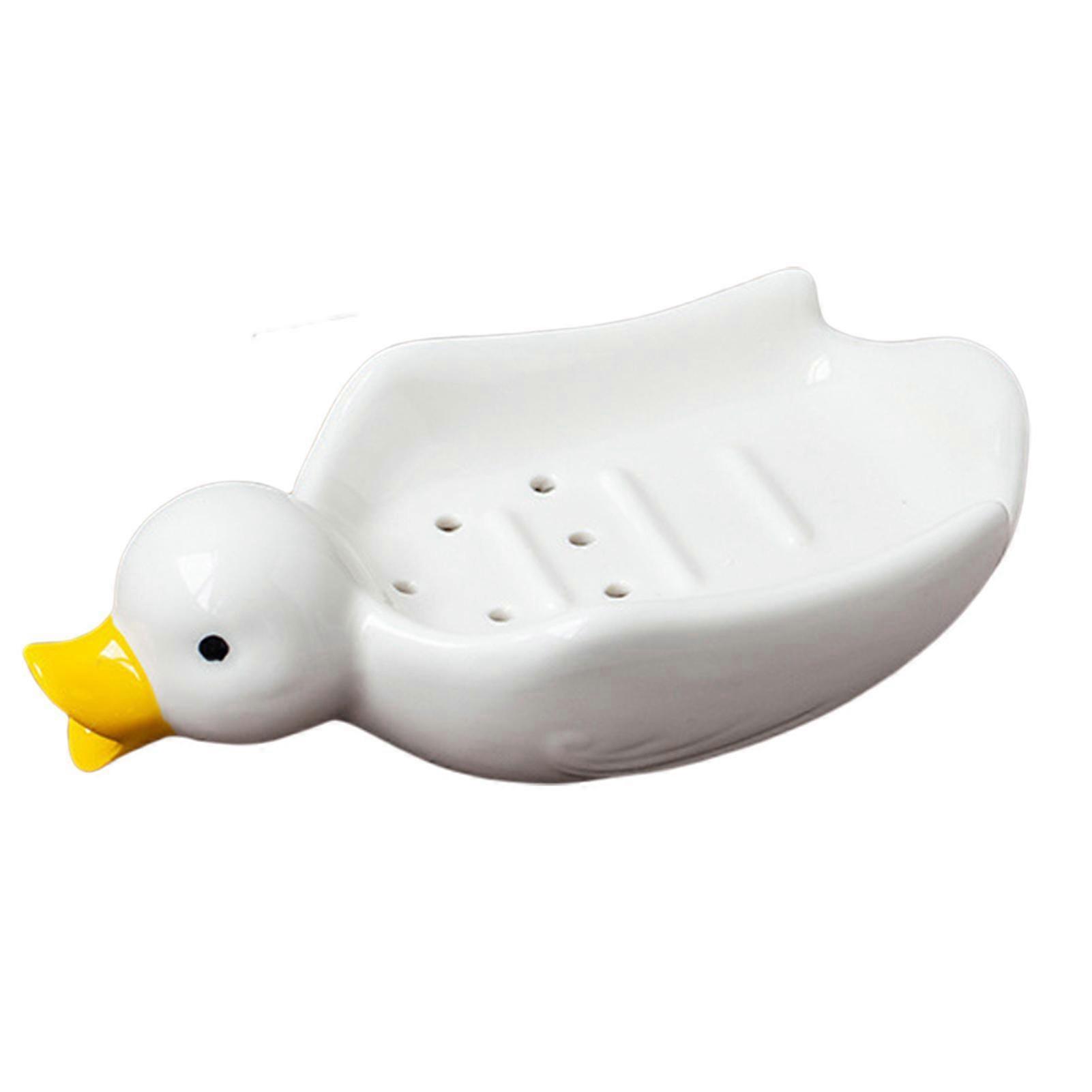 Large Cute Ducks Soaps Drain Box Large Capacity Drain Soaps Box For Home Bathroom