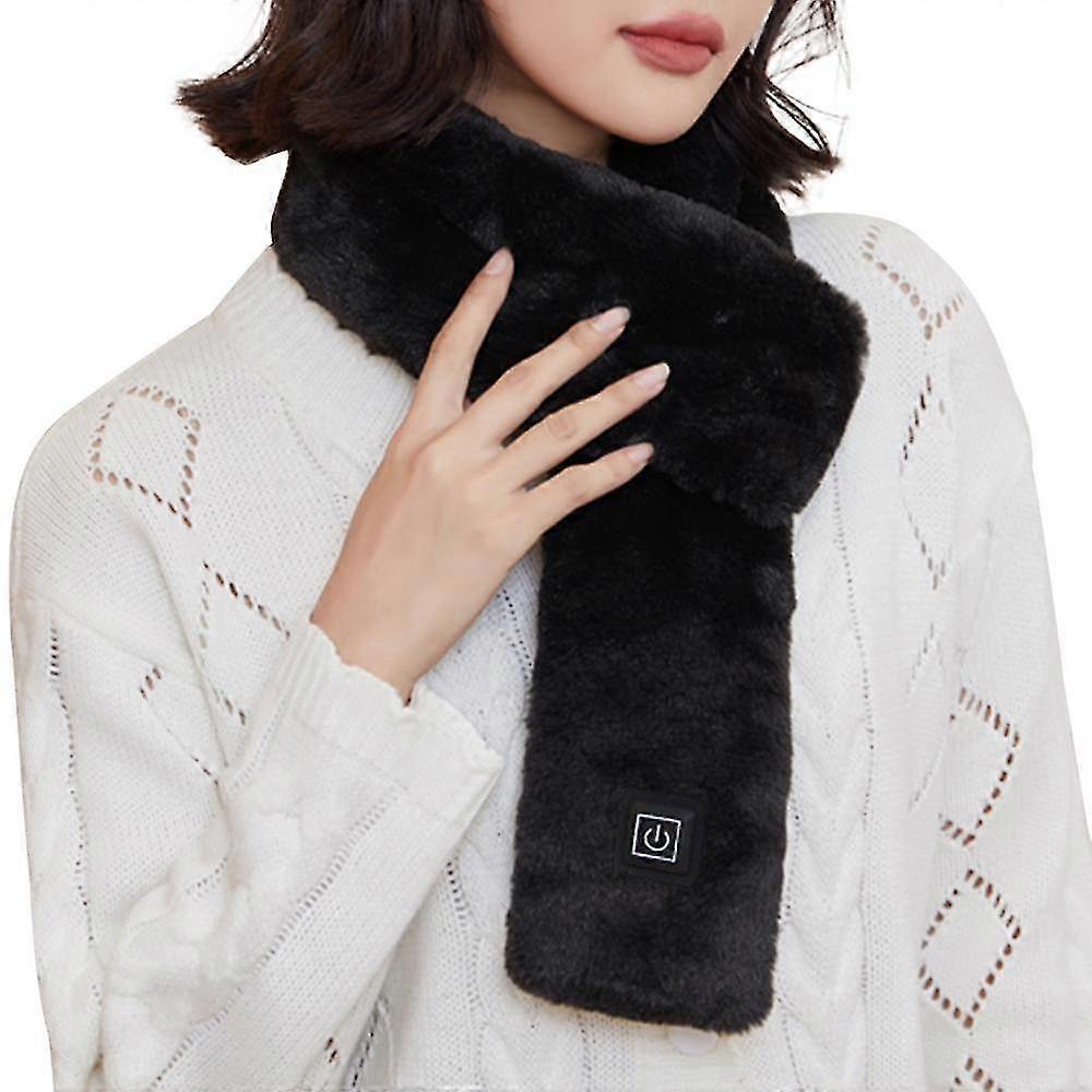 Sciarpa riscaldata elettrica invernale per le donne Sciarpa a temperatura regolabile a 3 livelli Ricarica USB Controllo del calore Scaldacollo