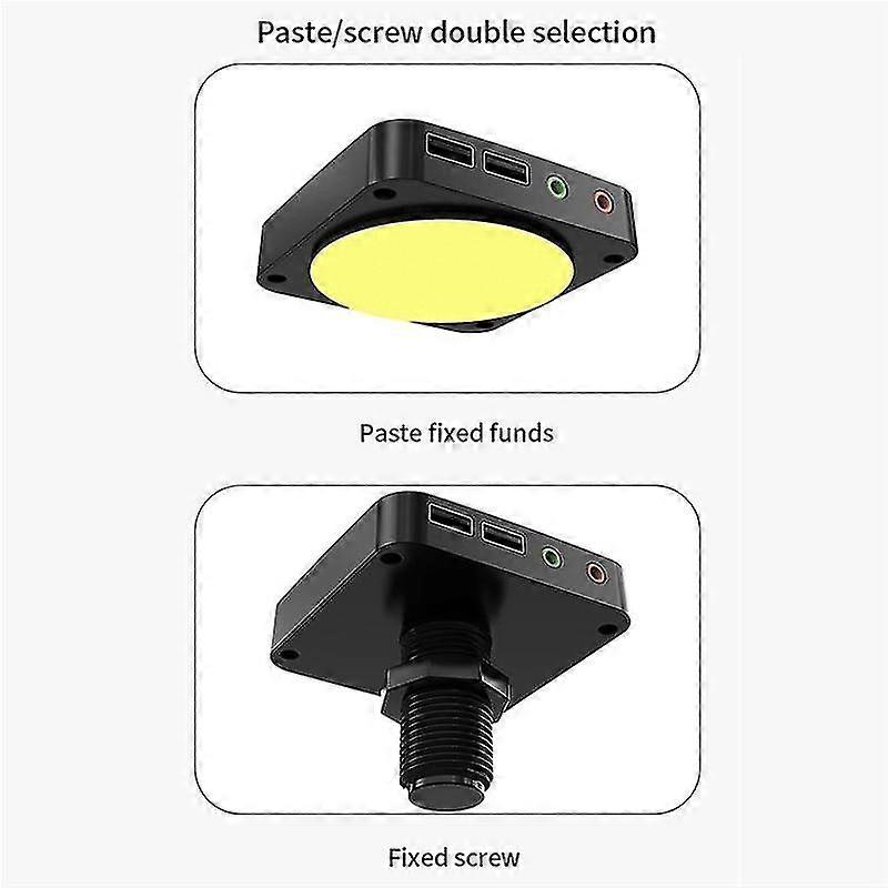 Computer Desktop Power Switch External PC Host Power Supply On/Off Push Button Switch, No USB Port